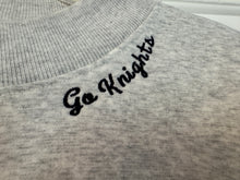Load image into Gallery viewer, Custom Embroidered Neckline Mockneck Sweatshirt