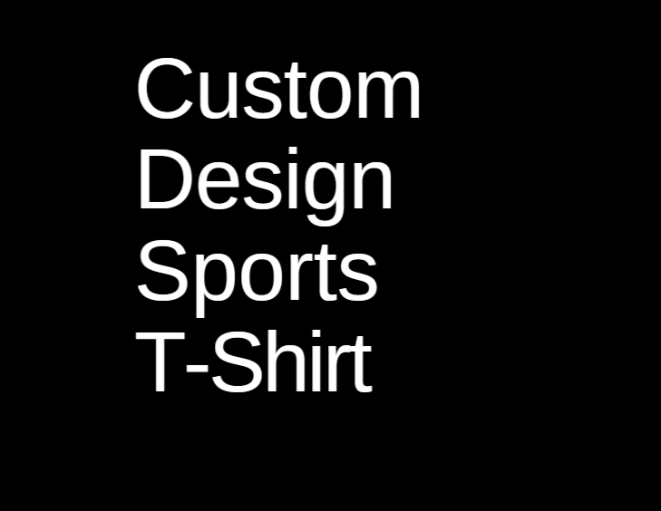 Endeavor Custom Sports T-shirt