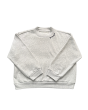 Load image into Gallery viewer, Custom Embroidered Neckline Mockneck Sweatshirt
