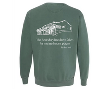 Load image into Gallery viewer, Greek Village Mountain Weekend Comfort Colors Sweatshirt
