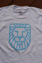 Load image into Gallery viewer, Blue Glitter Classic Lion T-shirt
