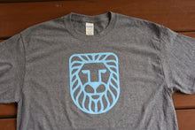 Load image into Gallery viewer, Blue Glitter Classic Lion T-shirt
