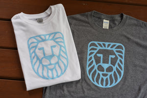 Blue Glitter Classic Lion T-shirt